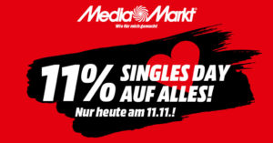 Singles Day Angebot von MediaMarkt